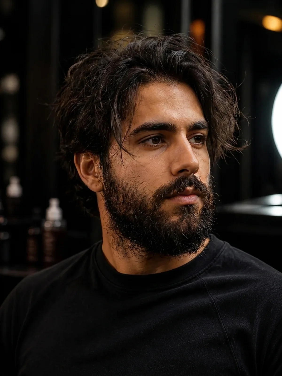 Haircut & Beard Trim — before