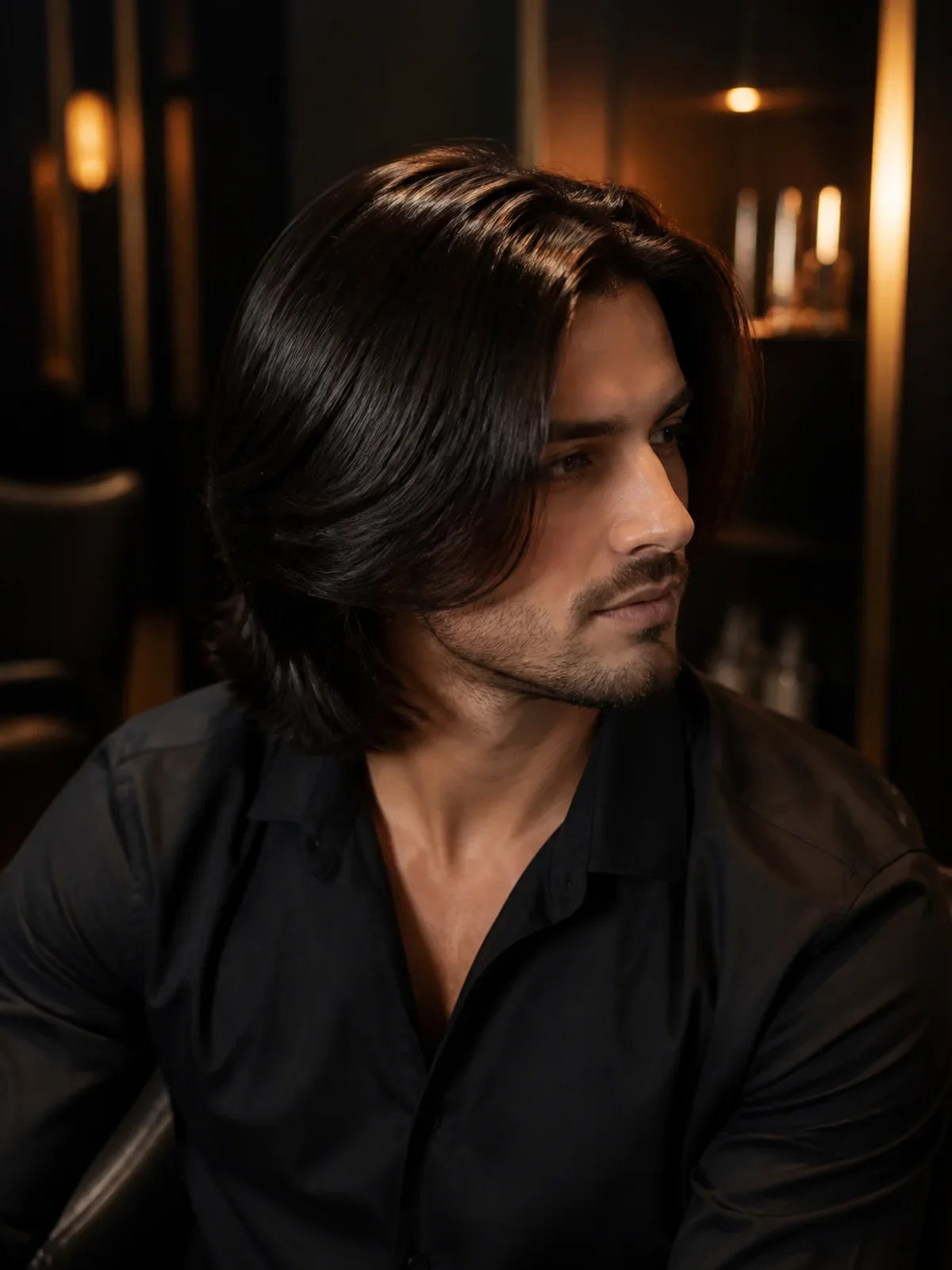 Hair Keratin Treatment — after